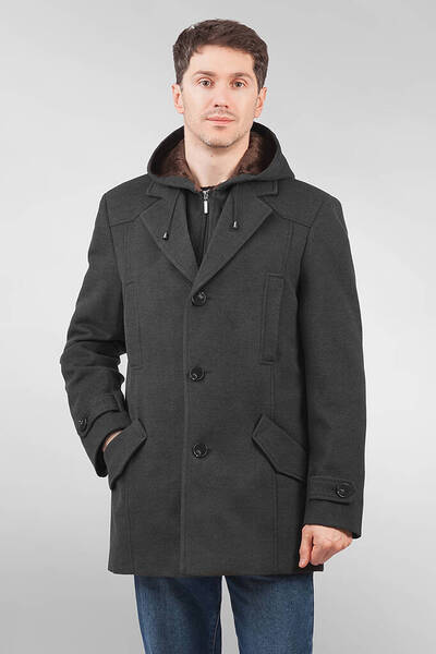 Пальто мужское зимнее с подстёжкой