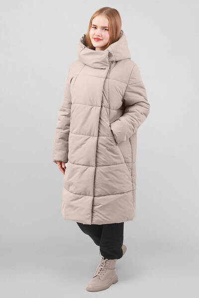 Пальто женское зимнее (двойное утепление) (размеры: 52-62)