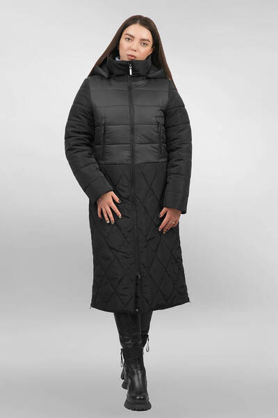 Пальто женское зимнее (двойное утепление) (размеры: 42-56)