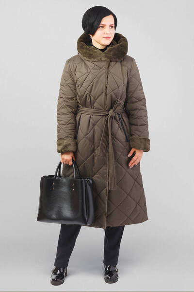 Пальто женское зимнее (двойное утепление) (размеры: 54-62)