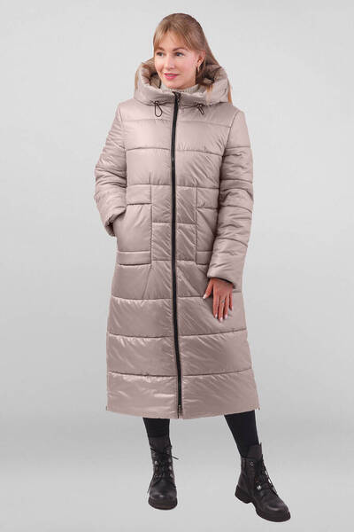 Пальто женское зимнее (двойное утепление) (размеры: 42-52)
